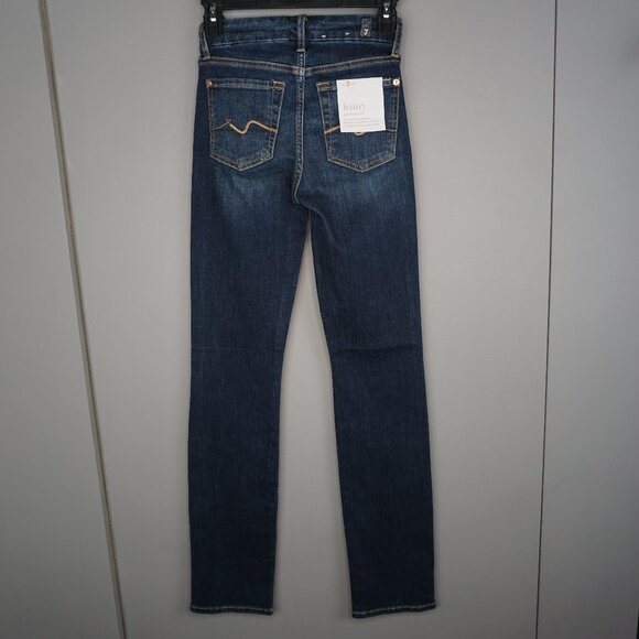 New 7 for all Mankind Kimmie Straight leg B(air) jeans size 23 - Picture 4 of 15